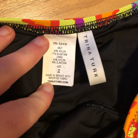 Trina Turk size 2 bikini swimsuit - Picture 3 of 4